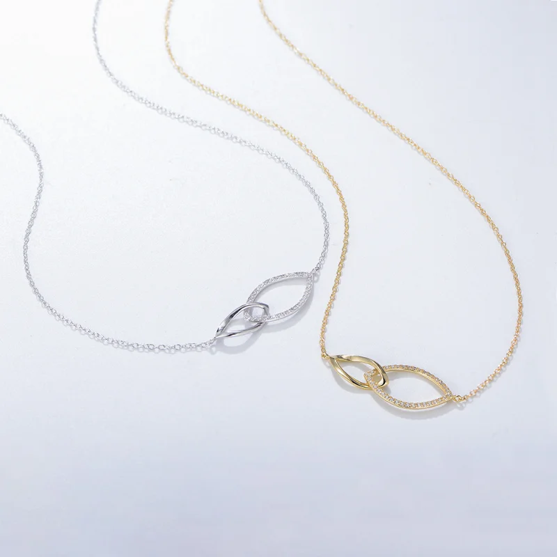 925 Sterling Silver Simple Diamond Set Diamond Double Ring Gold Necklace Collar Bone Chain Luxury Jewelry Engagement Party Gift
925 Sterling Silver Simple Diamond Set Diamond Double Ring Gold Necklace Collar Bone Chain Luxury Jewelry Engagement Party Gift
