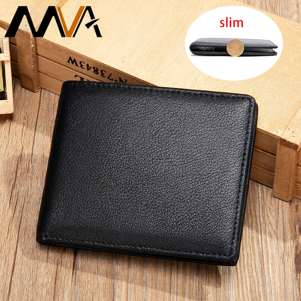 MVA Men Leather Wallet Simple Slim Cow Wallet Credit Card Skin Card Holders Airtag Wallet For Men Purse Short Father's Day 6092-
MVA Men Leather Wallet Simple Slim Cow Wallet Credit Card Skin Card Holders Airtag Wallet For Men Purse Short Father's Day 6092-