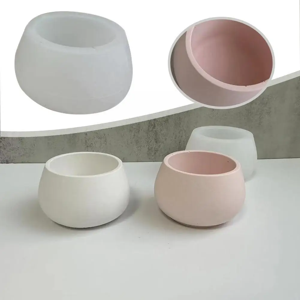 Concrete Candle Jar Silicone Mold DIY Round Succulent Resin Molds Epoxy Decor Mold Storage Flower Pot Box Plaster Home Gyps L7E1
Concrete Candle Jar Silicone Mold DIY Round Succulent Resin Molds Epoxy Decor Mold Storage Flower Pot Box Plaster Home Gyps L7E1