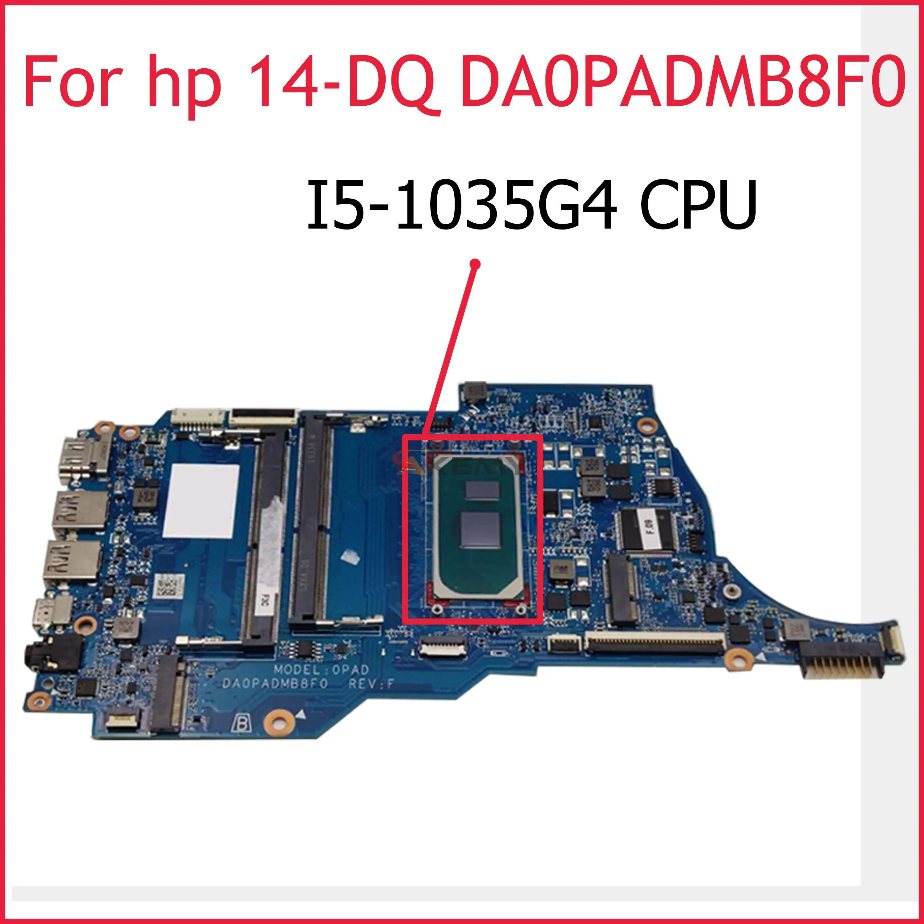Akemy For HP ENVY 13 Laptop 14T-DQ 14-DQ Motherboard DA0PADMB8F0 with I5-1035G4 CPU DDR4 100% tested working
Akemy For HP ENVY 13 Laptop 14T-DQ 14-DQ Motherboard DA0PADMB8F0 with I5-1035G4 CPU DDR4 100% tested working