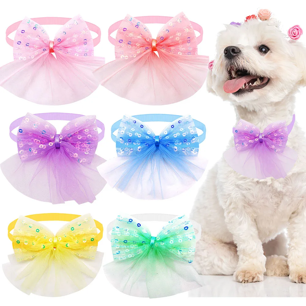 50Pcs Lace Dog Bowties Small Dog Cat Bowties Collar Colorful Bulk Puppy Bows for Small Dogs Grooming Accessories Pets Products
50Pcs Lace Dog Bowties Small Dog Cat Bowties Collar Colorful Bulk Puppy Bows for Small Dogs Grooming Accessories Pets Products