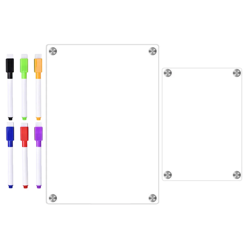 Planner Acrylic Dry Erase Calendar Magnetic Force Fridge Whiteboard Clear Kitchen Supplies 
Planner Acrylic Dry Erase Calendar Magnetic Force Fridge Whiteboard Clear Kitchen Supplies