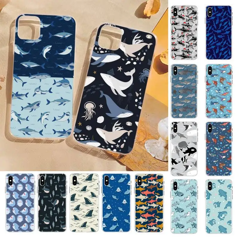 Shark Pattern Phone Case For iPhone 8 7 6 6S Plus X SE 2020 XR XS 14 11 12 13 Mini Pro Max Mobile Case
Shark Pattern Phone Case For iPhone 8 7 6 6S Plus X SE 2020 XR XS 14 11 12 13 Mini Pro Max Mobile Case