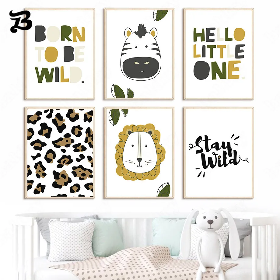 Cartoon Animal Canvas Painting Colorful Lion Zebra Phrase Nordic Posters and Prints Wall Art Pictures for Kids Baby Room Decor
Cartoon Animal Canvas Painting Colorful Lion Zebra Phrase Nordic Posters and Prints Wall Art Pictures for Kids Baby Room Decor