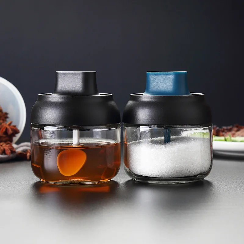 Seasoning Storage Box Salt Shaker Seasoning Bottle With Spoon Oil Brush Honey Glass Jar Kitchen Accessories Barbecue Utensils
Seasoning Storage Box Salt Shaker Seasoning Bottle With Spoon Oil Brush Honey Glass Jar Kitchen Accessories Barbecue Utensils