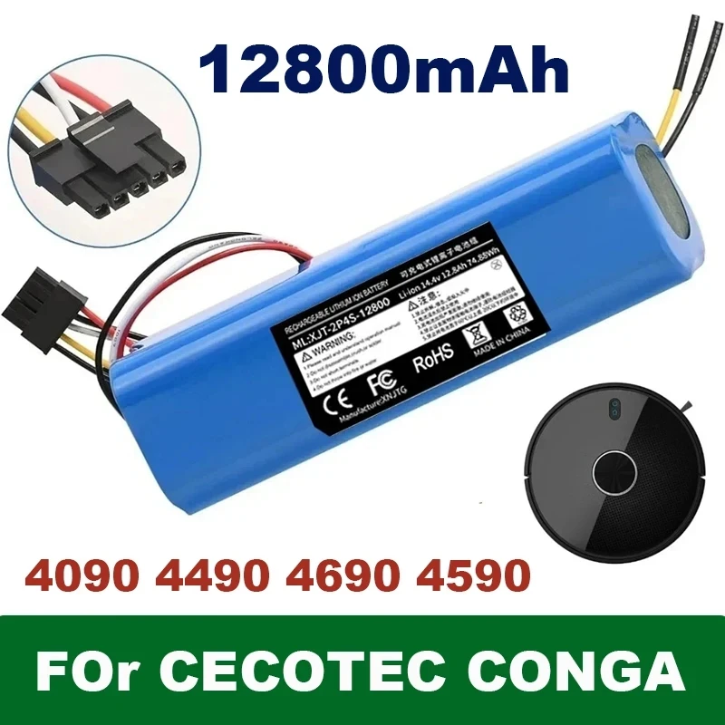 Аккумуляторная батарея для робота CECOTEC CONGA 14 8 12800 100% 4090 4490 4690 в 4590 мАч