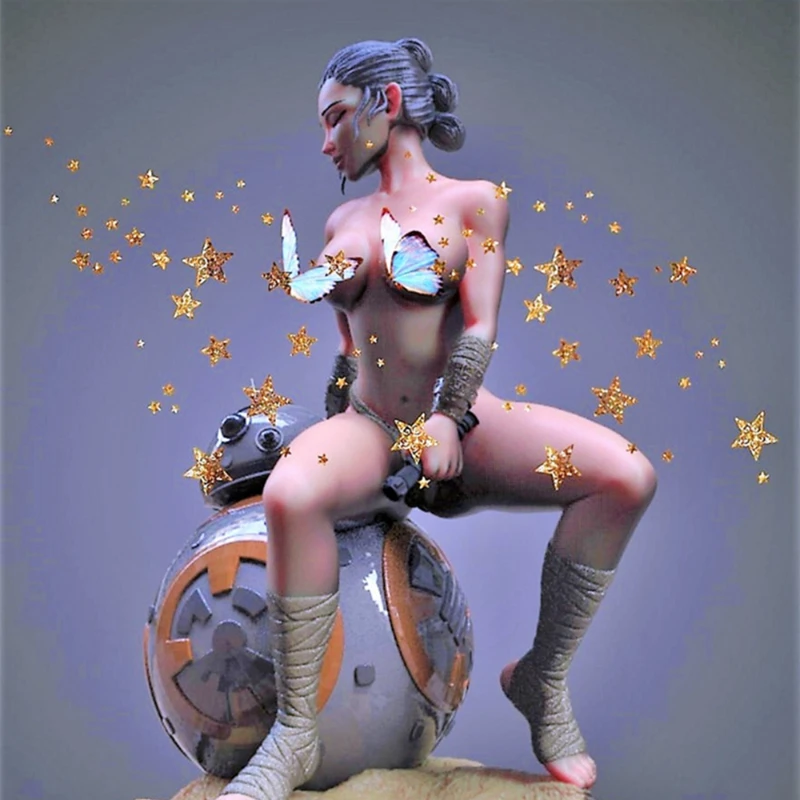 1/24 Scale Assembled Model Kit Diy Miniatures GK Resin Figures Rey Skywalker Sexy Cartoon Unassembled and Unpainted Diorama Toys
1/24 Scale Assembled Model Kit Diy Miniatures GK Resin Figures Rey Skywalker Sexy Cartoon Unassembled and Unpainted Diorama Toys