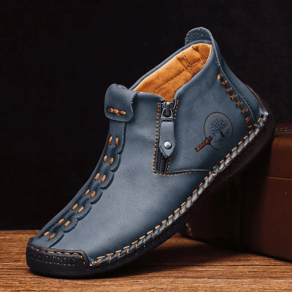 Men Shoes Luxury Slip on Shoes Handmade Ankle Boots Comfortable Winter Zipper Handmade Leather Shoes Men Loafers Designer Shoes
Men Shoes Luxury Slip on Shoes Handmade Ankle Boots Comfortable Winter Zipper Handmade Leather Shoes Men Loafers Designer Shoes