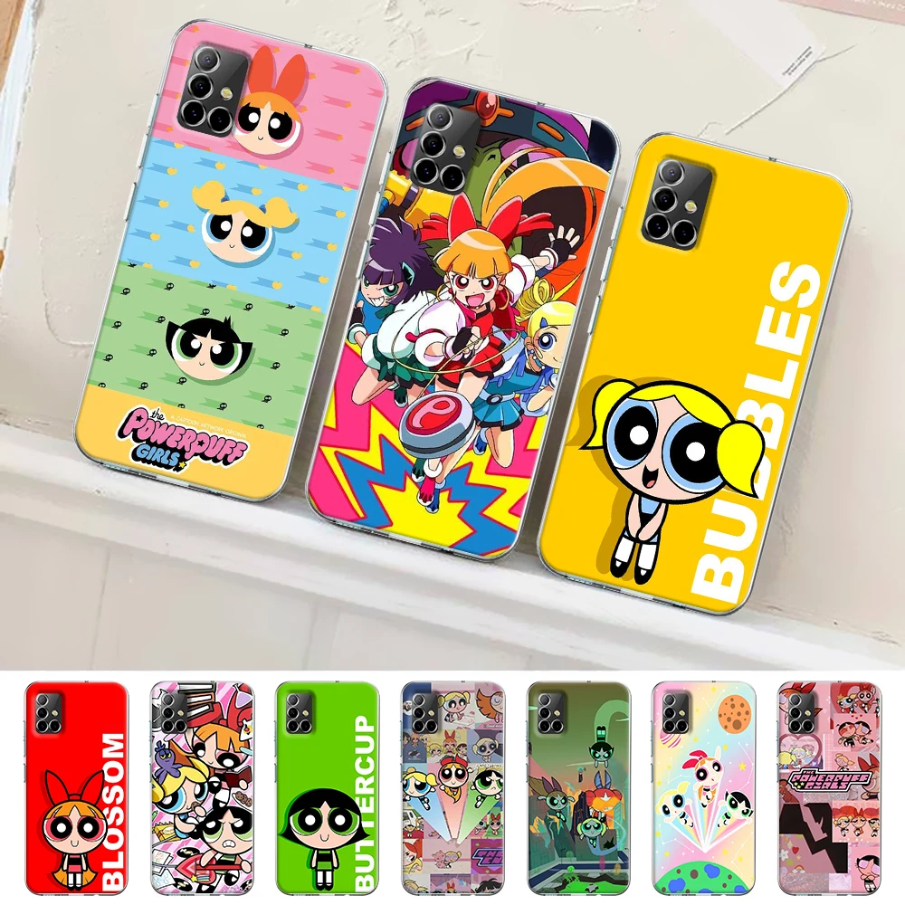 

P-Powerpuffs G-Girls Case for Samsung Galaxy A53 A13 A52 A12 A51 A32 A71 A21s A31 A72 A02s A41 A11 A42 A03s TPU Soft Phone Cover