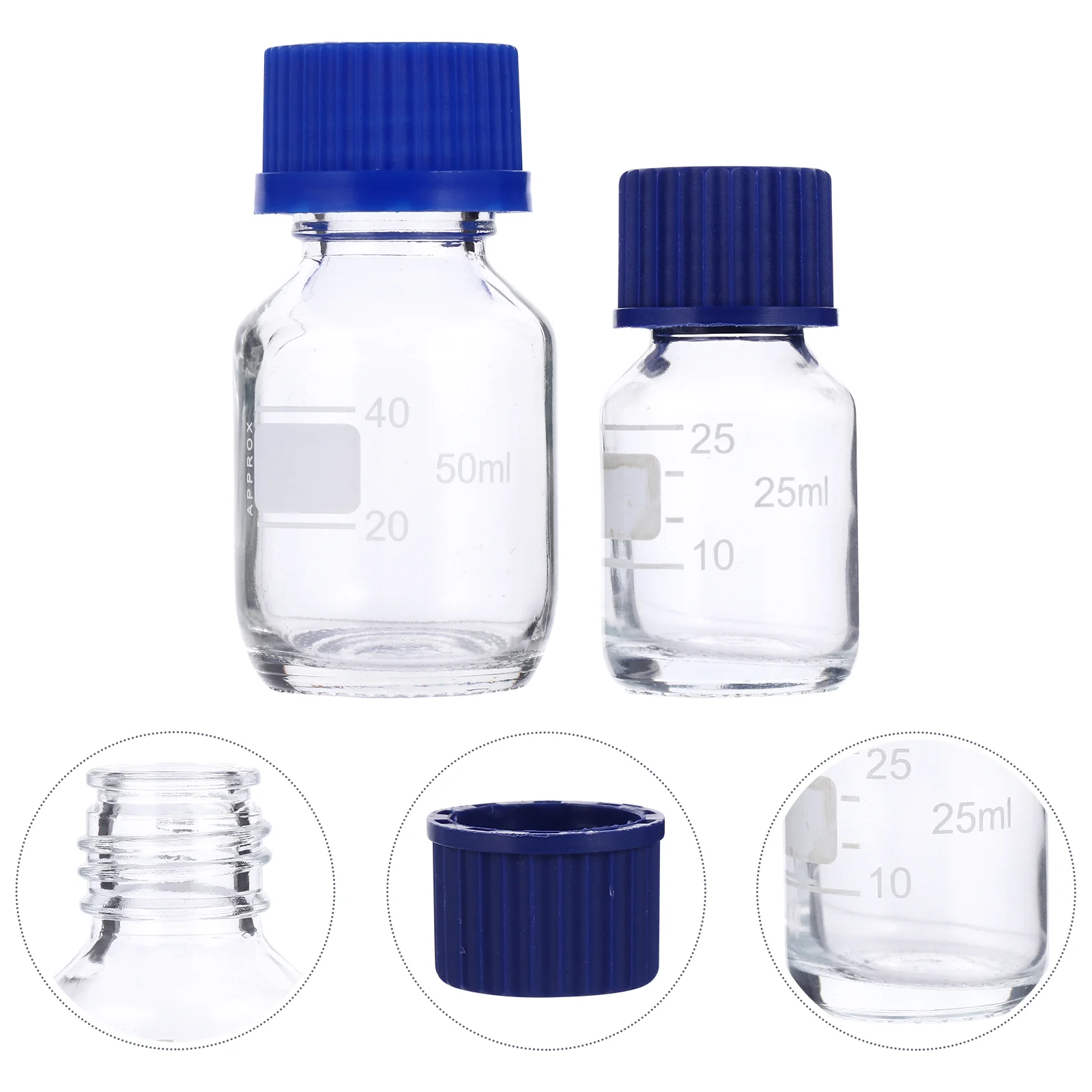 Sientific Storage Pot Experimental Reagent Bottle Glass Containers Sealing Medicine
Sientific Storage Pot Experimental Reagent Bottle Glass Containers Sealing Medicine