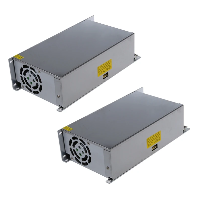 2X DC 12V 50A 600W Switching Power Supply Transformer For LED Strip Light 110/220V
2X DC 12V 50A 600W Switching Power Supply Transformer For LED Strip Light 110/220V