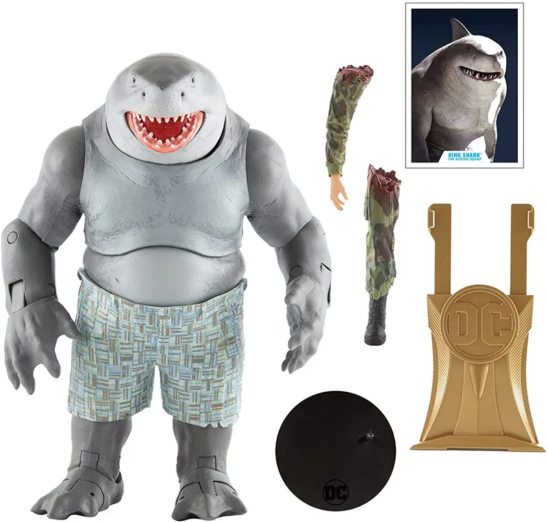Mcfarlane DC Suicide Squad Movie-Megafig-King Shark with Accessories Action Figure Anime Model Kids Colllection Decoration Toys
Mcfarlane DC Suicide Squad Movie-Megafig-King Shark with Accessories Action Figure Anime Model Kids Colllection Decoration Toys