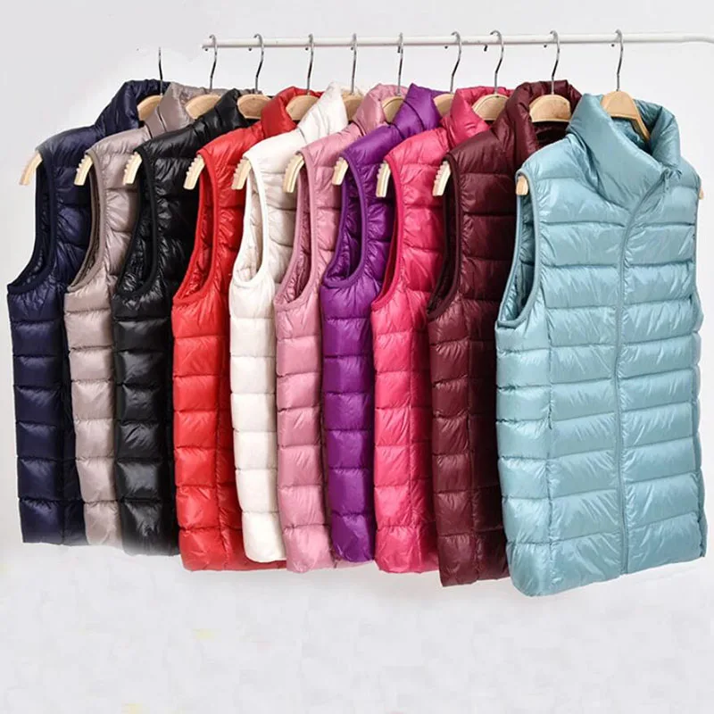 2021 New Autumn Winter Women Ultra Light Down Vest White Duck Down Coat Parka Ladies Sleeveless Waistcoat Plus Size 4XL
2021 New Autumn Winter Women Ultra Light Down Vest White Duck Down Coat Parka Ladies Sleeveless Waistcoat Plus Size 4XL