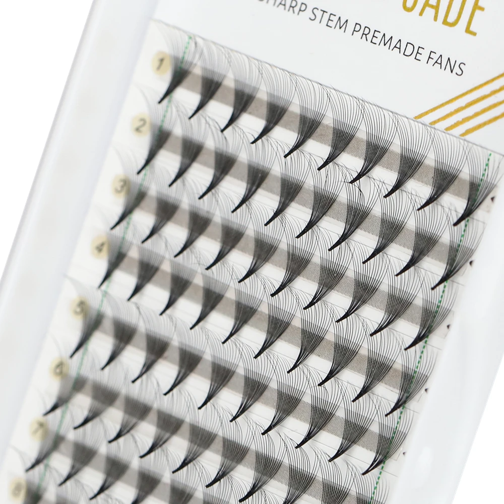 RUJADE Lashes Premade Fans 3D/5D/6D/8D/10D/12D Sharp Narrow Stem Volume Lashes Thin Pointy Base Russian Volume Eyelash Extension
RUJADE Lashes Premade Fans 3D/5D/6D/8D/10D/12D Sharp Narrow Stem Volume Lashes Thin Pointy Base Russian Volume Eyelash Extension