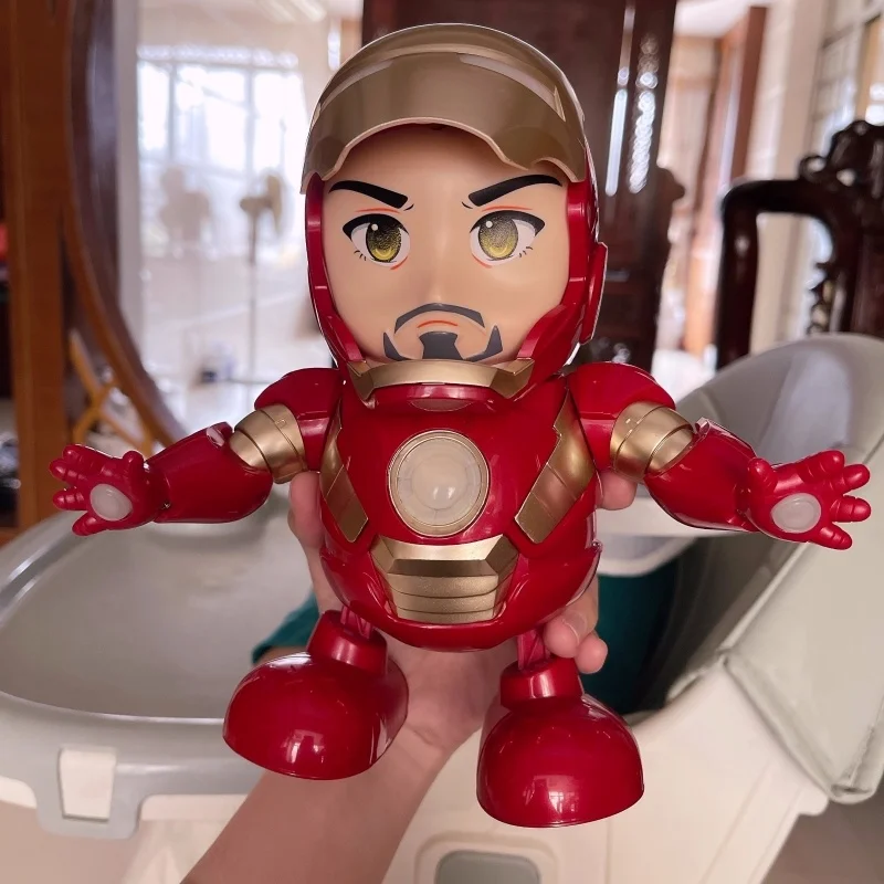 New Marvel Iron Man 19cm Dance Action Anime Figures Sing Sound Led Spiderman Avengers Ironman Super Heros Robot Baby Toy Gift
New Marvel Iron Man 19cm Dance Action Anime Figures Sing Sound Led Spiderman Avengers Ironman Super Heros Robot Baby Toy Gift