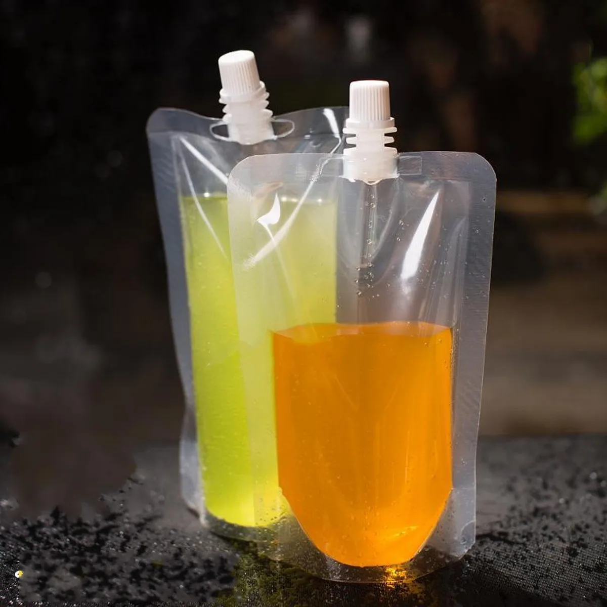 100pcs 250ml 8oz Transparent Stand up Spout Beverage Bag Plastic Spout Storage Pouch for Party Wedding Juice Beer with Funnels
100pcs 250ml 8oz Transparent Stand up Spout Beverage Bag Plastic Spout Storage Pouch for Party Wedding Juice Beer with Funnels