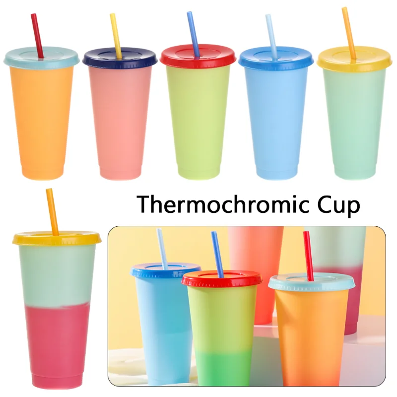 Large Capacity Straw Cup Color Plastic Cup Color Changing Water Cup Water Bottle Straw Magic Color Changing Water Cup Coffee Cup
Large Capacity Straw Cup Color Plastic Cup Color Changing Water Cup Water Bottle Straw Magic Color Changing Water Cup Coffee Cup