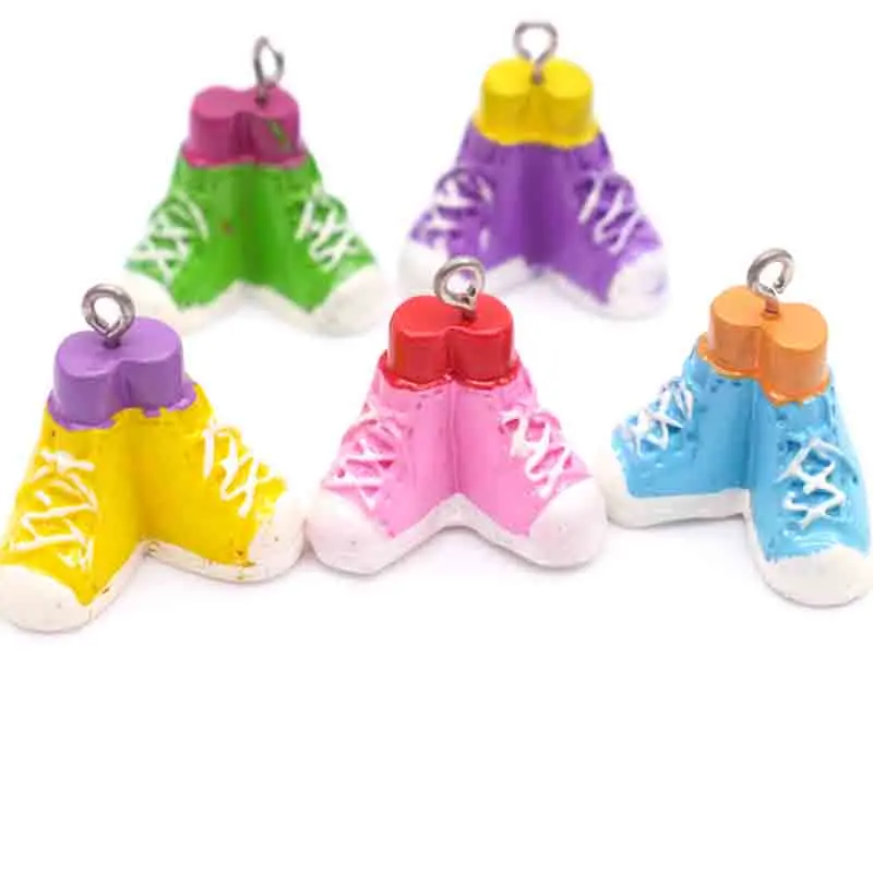 22*23mm 10Pcs Mixed 5 Colors Sneakers Resin Accessories Charms Pendants Handmade Jewelry DIY Earring Necklace Keychain
22*23mm 10Pcs Mixed 5 Colors Sneakers Resin Accessories Charms Pendants Handmade Jewelry DIY Earring Necklace Keychain
