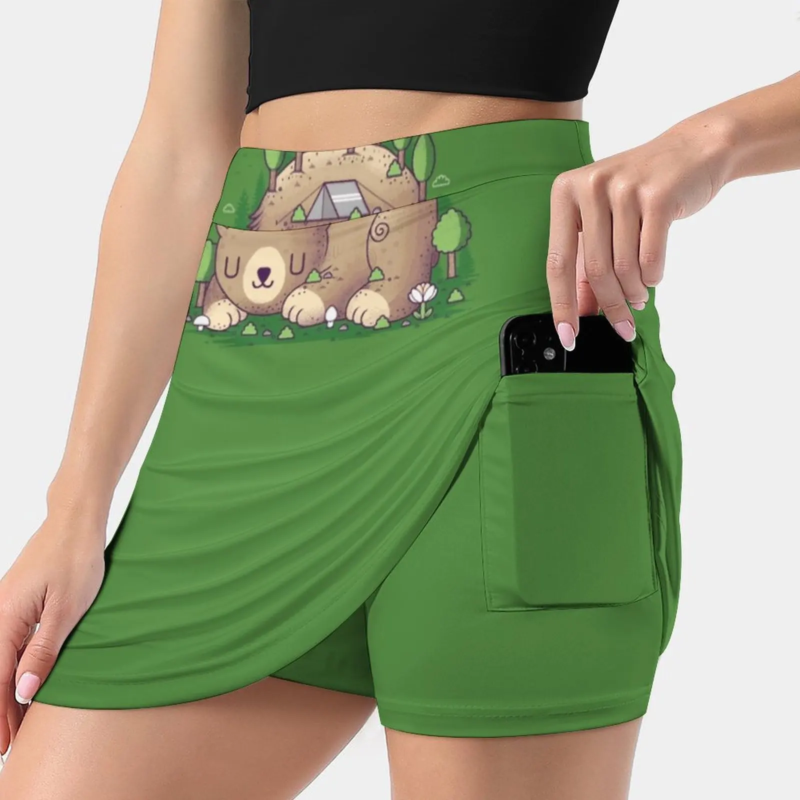 Camping Women Sports Skirt Tennis Golf Dance Fitness Running Yoga Skirts Cool Fun Camping Bears Outside Green Ladies Short
Camping Women Sports Skirt Tennis Golf Dance Fitness Running Yoga Skirts Cool Fun Camping Bears Outside Green Ladies Short