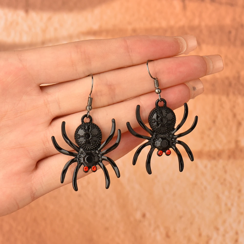 Exaggerated Spider Zircon Drop Earrings For Women Fashion Trend Ladies Birthday Gift Jewelry Wholesale Direct Selling 
Exaggerated Spider Zircon Drop Earrings For Women Fashion Trend Ladies Birthday Gift Jewelry Wholesale Direct Selling