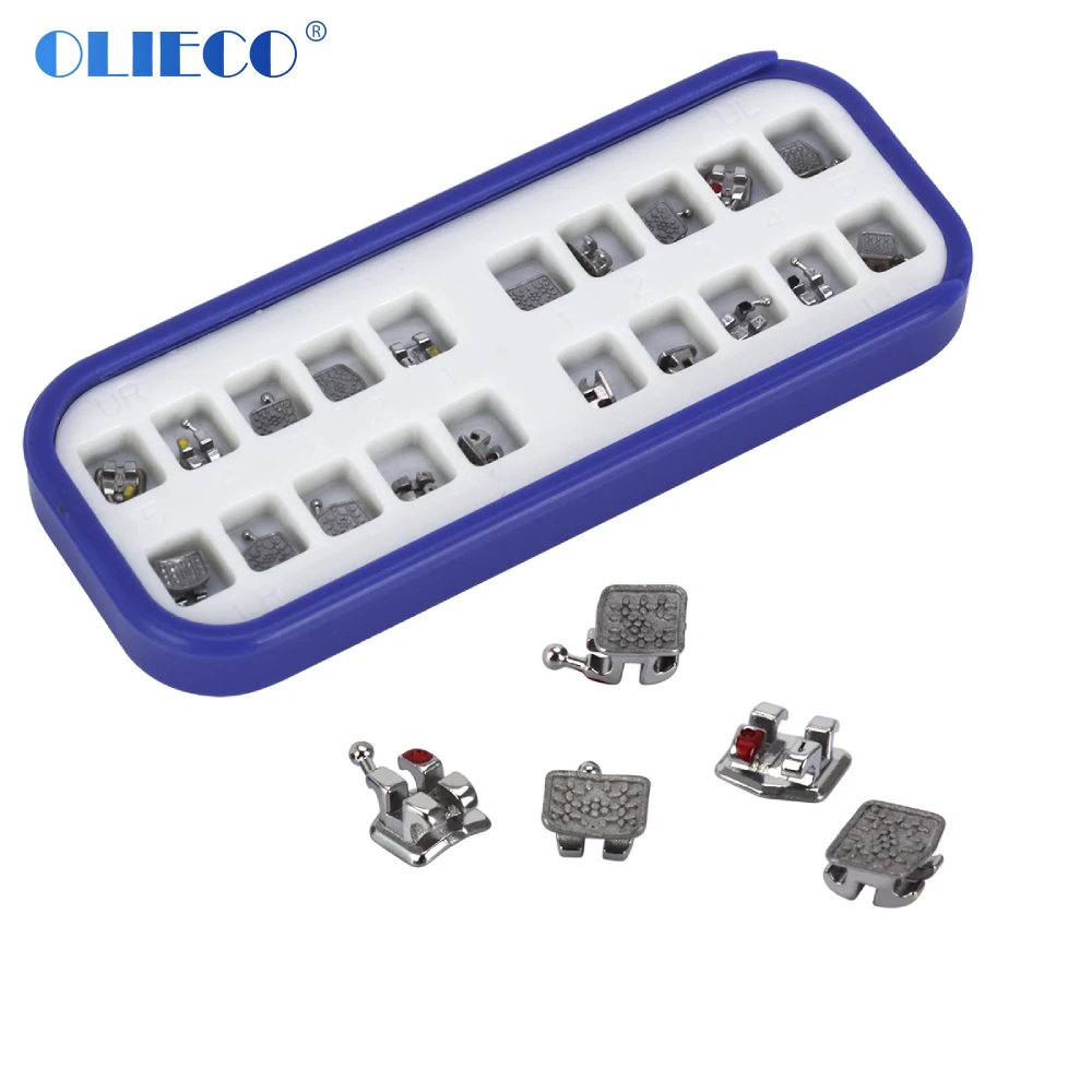 OLIECO стоматологические скобы, моноблоки, ортодонтические скобы, Металлические Мини-скобы MBT, 0,022 крючков, 345 весь процесс литья, Орто-инструменты 
OLIECO стоматологические скобы, моноблоки, ортодонтические скобы, Металлические Мини-скобы MBT, 0,022 крючков, 345 весь процесс литья, Орто-инструменты