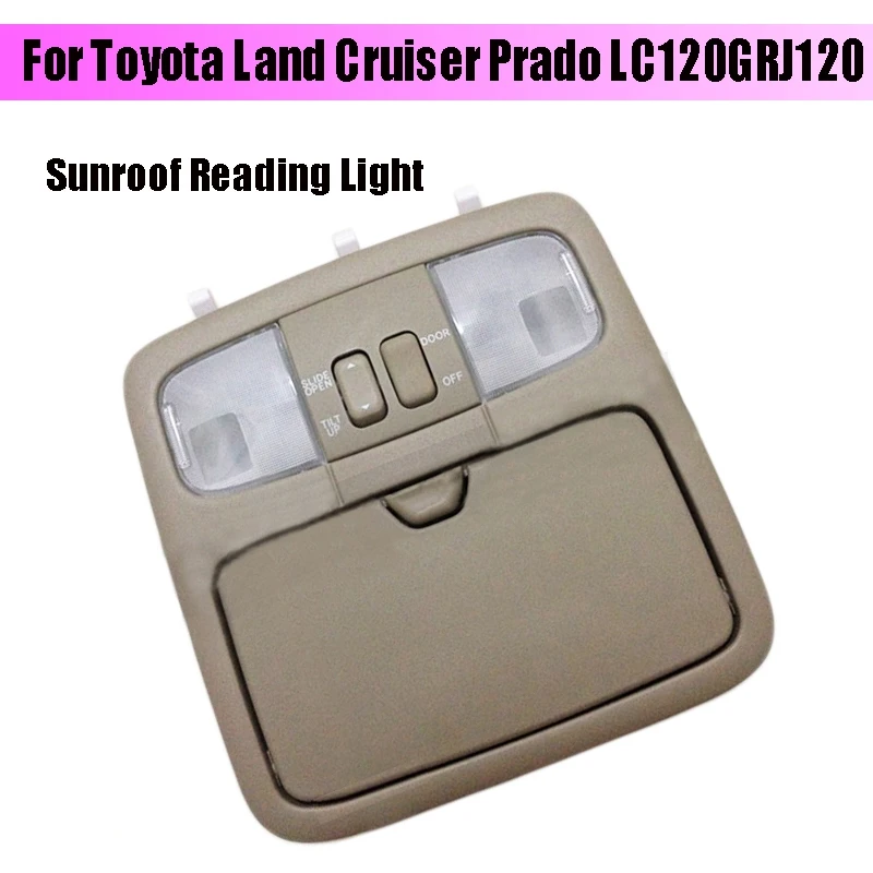 Sunroof Reading Light Indoor Roof Ceiling Light Night Dome Lamp For Toyota Land Cruiser Prado LC120GRJ120
Sunroof Reading Light Indoor Roof Ceiling Light Night Dome Lamp For Toyota Land Cruiser Prado LC120GRJ120