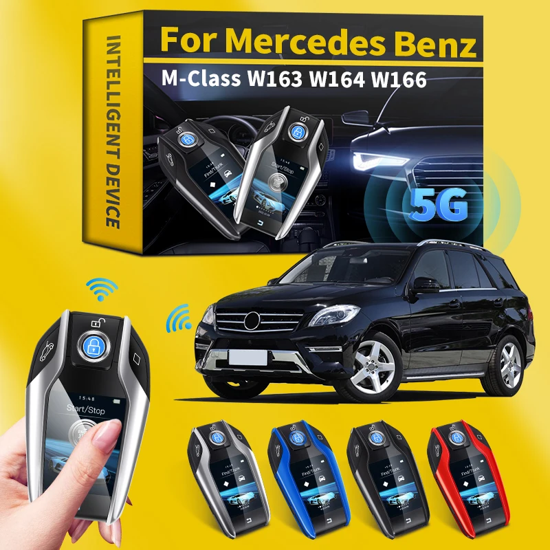 Смарт-ключ для Mercedes Benz M Class W163 W164 W166 2001-2020, Дистанционное обновление автомобиля, модифицированный смарт-ключ, ЖК-экран, экран дисплея
Смарт-ключ для Mercedes Benz M Class W163 W164 W166 2001-2020, Дистанционное обновление автомобиля, модифицированный смарт-ключ, ЖК-экран, экран дисплея