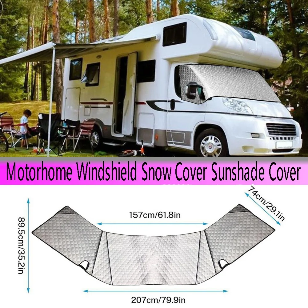 RV Windshield Sunshade Cover For Class C Ford 1997-2022 4 Layers Thickened Motorhome Windshield Snow Cover
RV Windshield Sunshade Cover For Class C Ford 1997-2022 4 Layers Thickened Motorhome Windshield Snow Cover