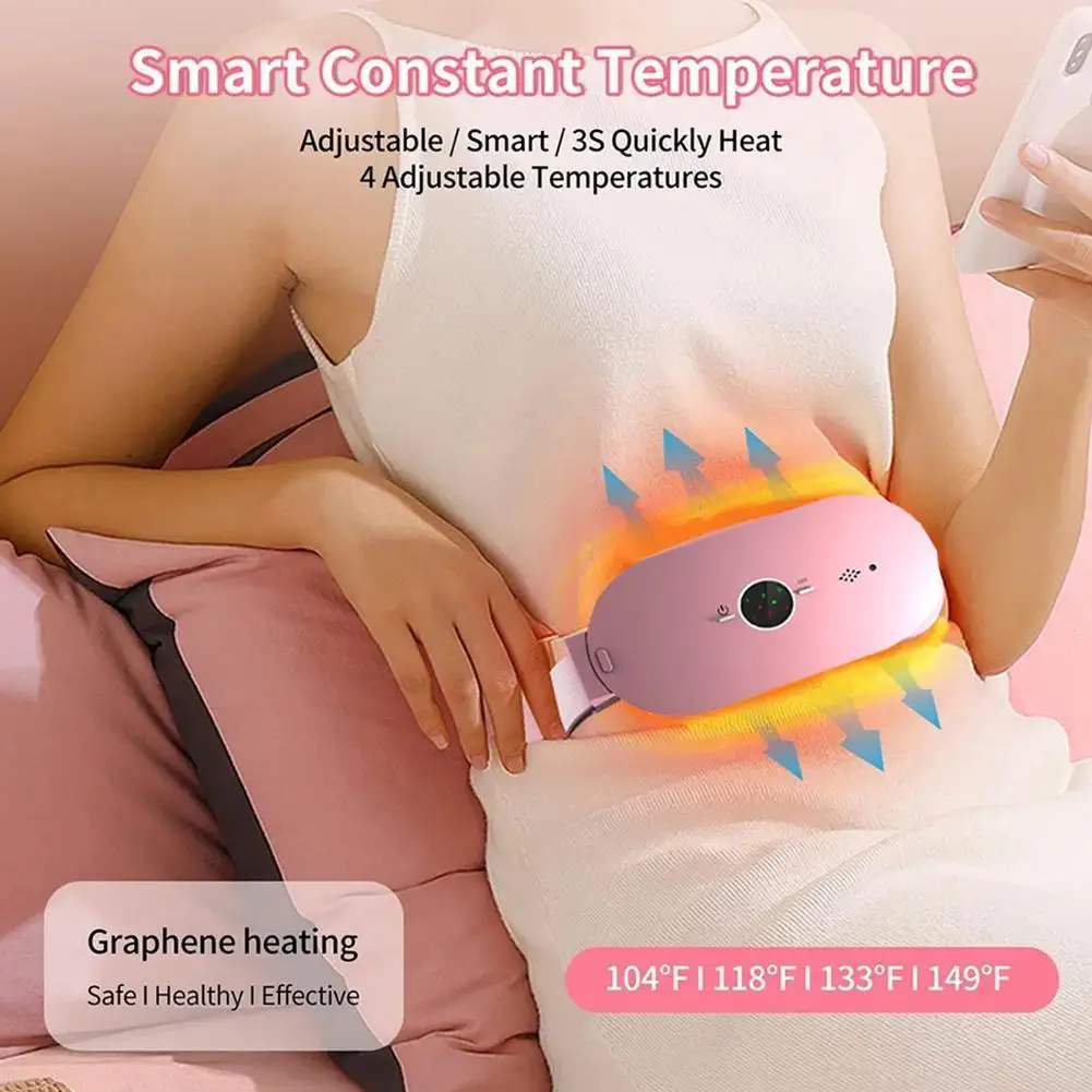 4Gear Menstrual Heating Pad Warm Belt Waist Massage Device Abdominal Massager For Cramps Period Pain Relief Birthday Gift K8C0
4Gear Menstrual Heating Pad Warm Belt Waist Massage Device Abdominal Massager For Cramps Period Pain Relief Birthday Gift K8C0