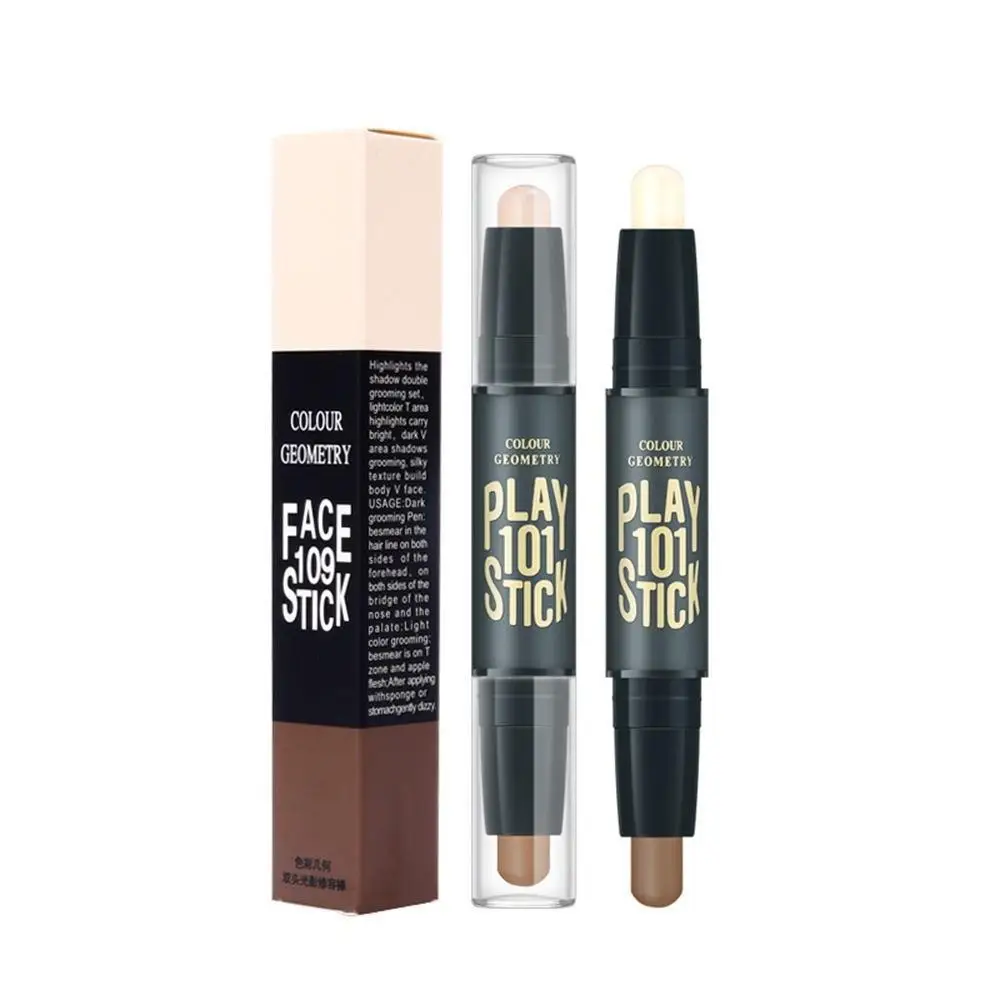 

Highlighting Repair Stick Female Double-headed Dual-use Nose Shadow Repair Highlighter Concealer Shadow