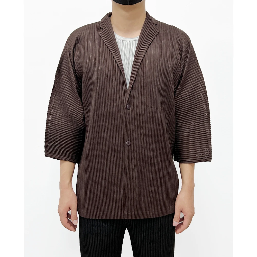Mi Tempio2022 Cool And BreathableSummer Pleated Men's Cardigan Coat Fashionable Loose Japanese Casual Business Se Business Suit
Mi Tempio2022 Cool And BreathableSummer Pleated Men's Cardigan Coat Fashionable Loose Japanese Casual Business Se Business Suit