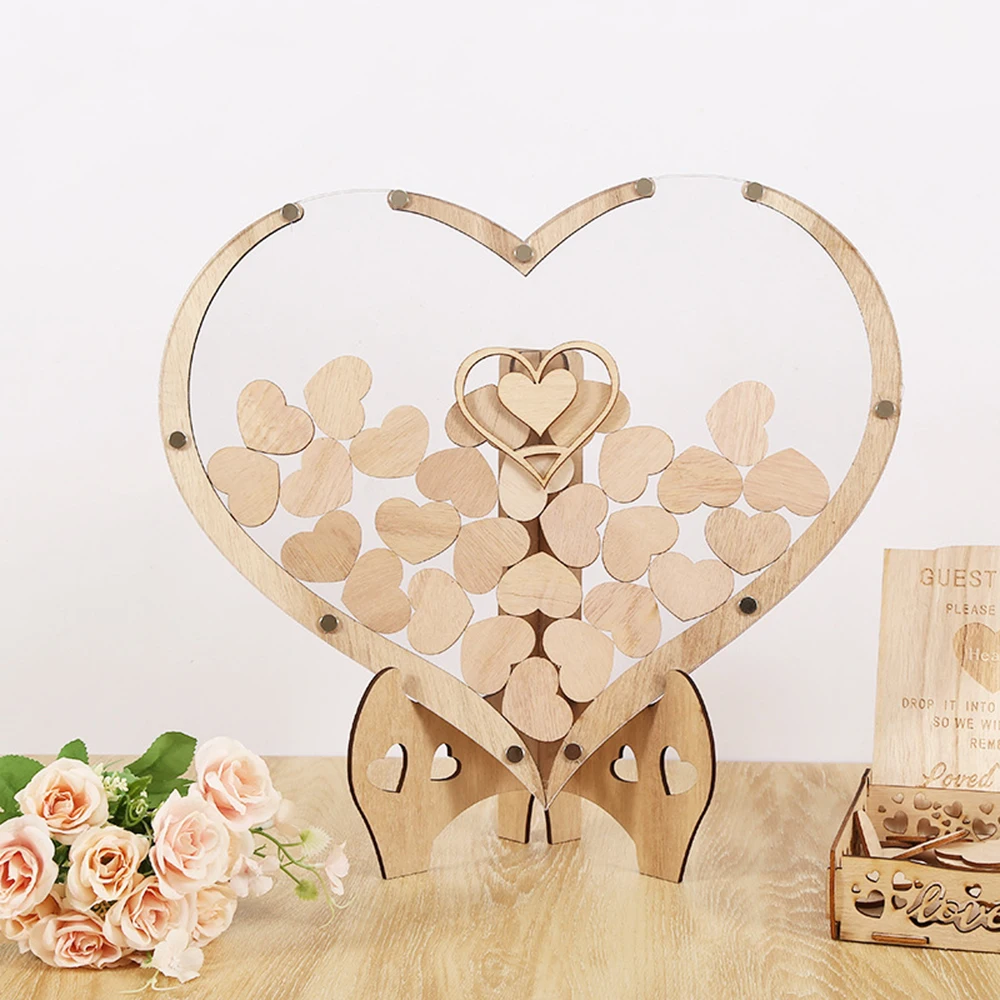 Wedding Guest Book Wooden Decoration Rustic Sweet With Small Wood Hearts wedding Party Signature Stand Diy Wooden Crafts
Wedding Guest Book Wooden Decoration Rustic Sweet With Small Wood Hearts wedding Party Signature Stand Diy Wooden Crafts