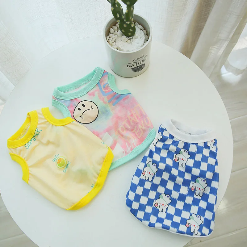 Pet Fashion Vest Spring Autumn Medium Small Dog Clothes Sweet Shirt Cute Pattern Kitten Puppy Pajamas Chihuahua Yorkshire Poodle
Pet Fashion Vest Spring Autumn Medium Small Dog Clothes Sweet Shirt Cute Pattern Kitten Puppy Pajamas Chihuahua Yorkshire Poodle