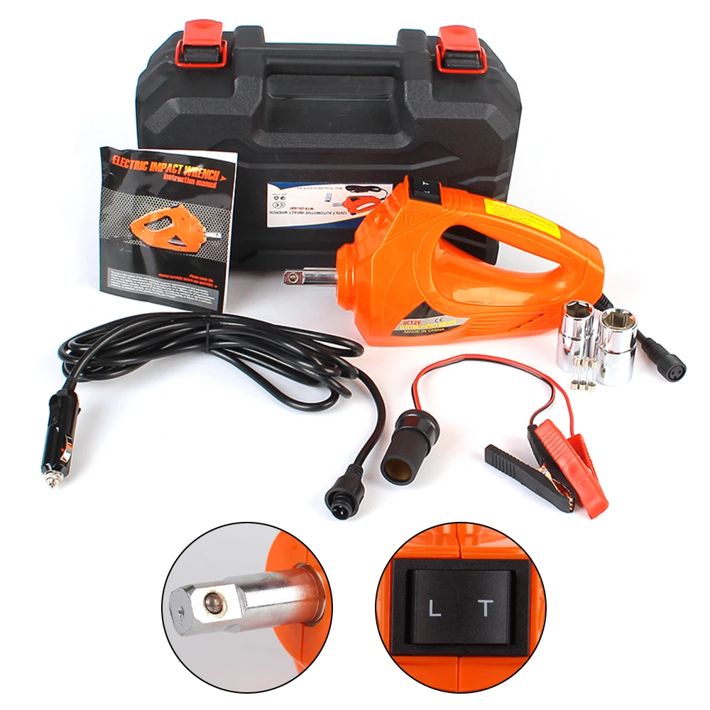 Impact Driver Electric Impact Wrench Gun Kit Auto Tyre Change Tools Car Repair Tool 1/2 Inch 12V Max Torque 480N.M
Impact Driver Electric Impact Wrench Gun Kit Auto Tyre Change Tools Car Repair Tool 1/2 Inch 12V Max Torque 480N.M