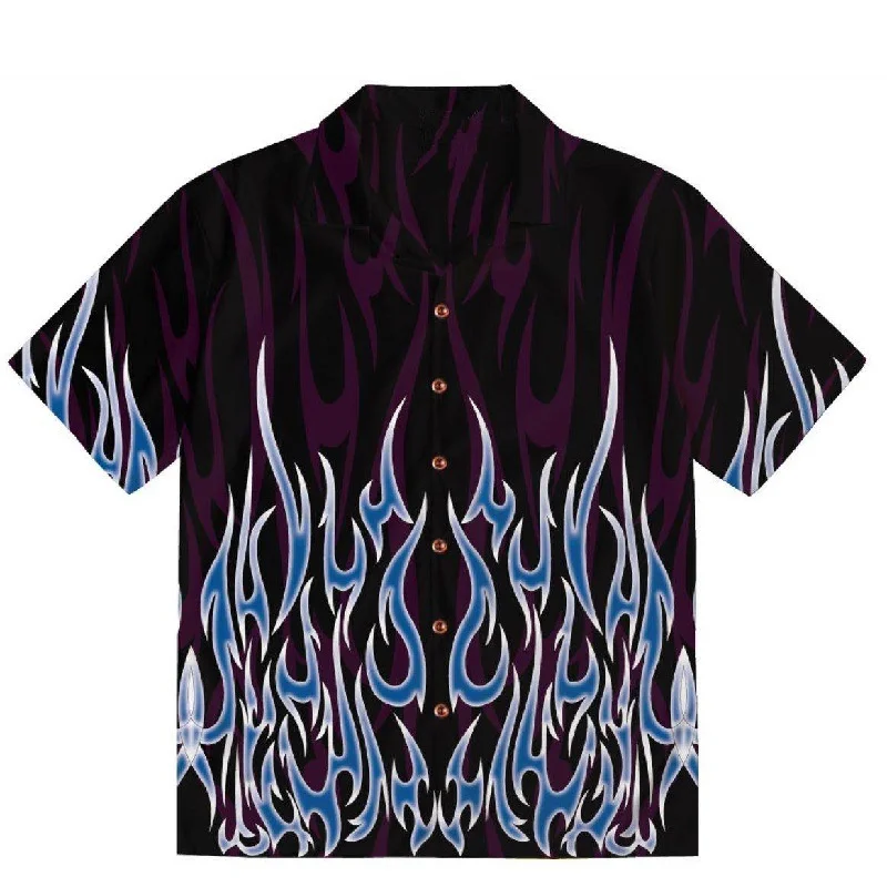 2022 Men Hip Hop T Shirt Streetwear Flame Full Printed Vintage Hawaiian Beach Blouse Summer Fashion Casual Button Up Shirts
2022 Men Hip Hop T Shirt Streetwear Flame Full Printed Vintage Hawaiian Beach Blouse Summer Fashion Casual Button Up Shirts
