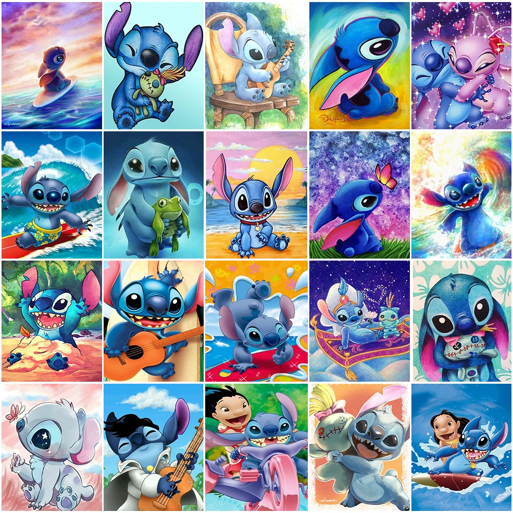Disney 5D DIY Diamond Embroidery Cartoon Lilo & Stitch Picture Mosaic Home Decor Round Drill Diamond Painting Cross Stitch
Disney 5D DIY Diamond Embroidery Cartoon Lilo & Stitch Picture Mosaic Home Decor Round Drill Diamond Painting Cross Stitch