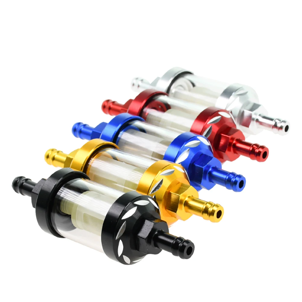 Motorcycle Gas Fuel Gasoline Oil Filter Replacement For ATV Dirt Pit Bike Motocross 8mm CNC Glass
Motorcycle Gas Fuel Gasoline Oil Filter Replacement For ATV Dirt Pit Bike Motocross 8mm CNC Glass