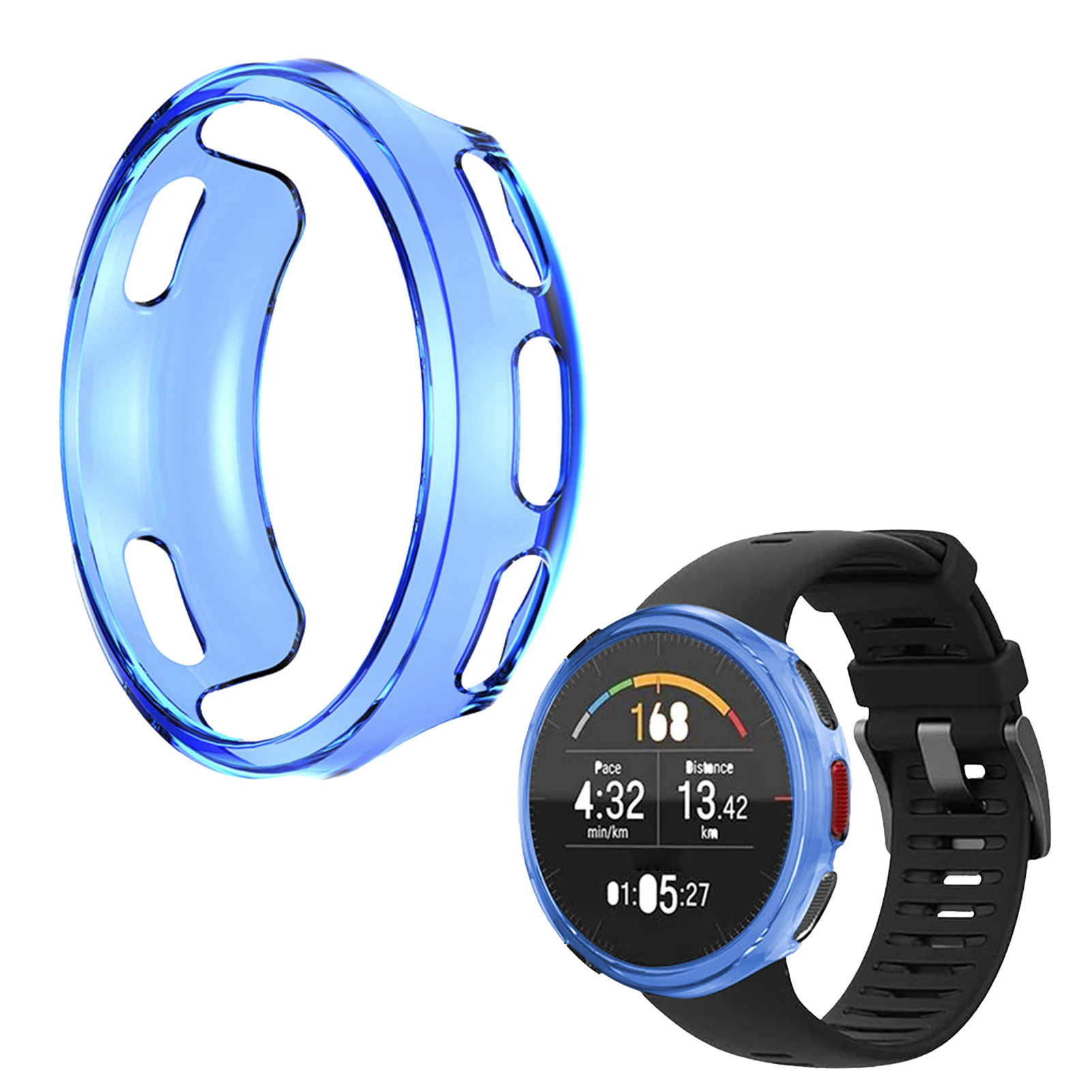 Защитный чехол для часов Vantage V2 Band, ТПУ полупокрытие, бампер для умных часов с защитой от царапин для Vantage V2 
Защитный чехол для часов Vantage V2 Band, ТПУ полупокрытие, бампер для умных часов с защитой от царапин для Vantage V2