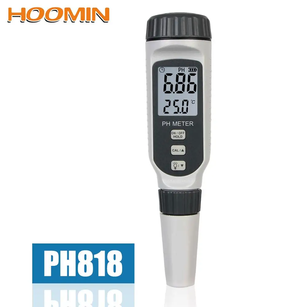 Measuring pH818 Portable Professional pH Meter Pen Type Water Quality Tester Acidometer for Aquarium Acidity Meter pH818
Measuring pH818 Portable Professional pH Meter Pen Type Water Quality Tester Acidometer for Aquarium Acidity Meter pH818