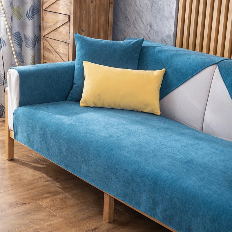 1PC Modern simple solid color sofa cover Four seasons universal non-slip couch cushion L-shaped corner sofa towel for Home Decor 
1PC Modern simple solid color sofa cover Four seasons universal non-slip couch cushion L-shaped corner sofa towel for Home Decor