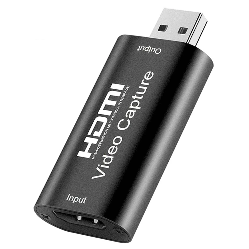HDMI Capture Card 4K HD to USB2.0 Capture HDMI Card Video Grabber Record Box 1080P@30Hz Camera Recording Live Streaming
HDMI Capture Card 4K HD to USB2.0 Capture HDMI Card Video Grabber Record Box 1080P@30Hz Camera Recording Live Streaming