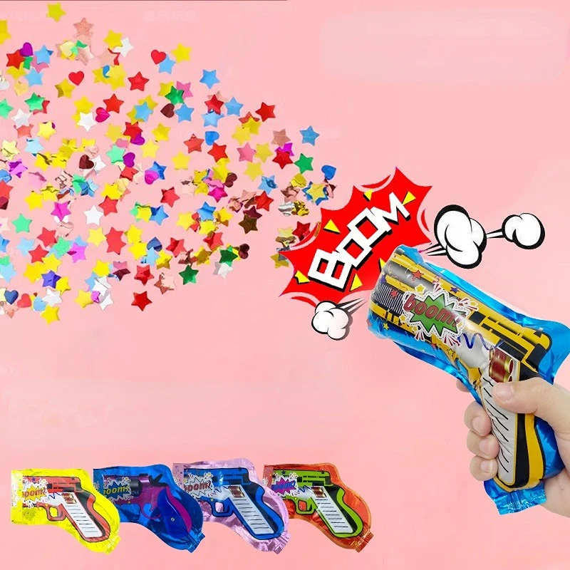 Inflatable Fireworks Gun Small Game Spray Confetti Cannon for Wedding Birthday Graduation Fun Party Supplies Decor and Favors
Inflatable Fireworks Gun Small Game Spray Confetti Cannon for Wedding Birthday Graduation Fun Party Supplies Decor and Favors