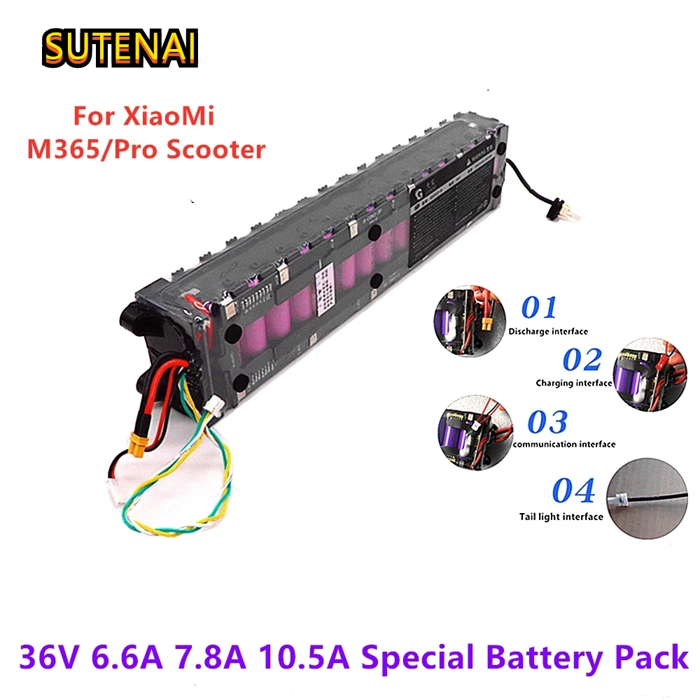 New Original 36V 7.8/10.5/14.4ah Battery For Special Battery Pack of Xiaomi M365 Pro Scooter 36V Battery 6600/7800 / 10500 mAh
New Original 36V 7.8/10.5/14.4ah Battery For Special Battery Pack of Xiaomi M365 Pro Scooter 36V Battery 6600/7800 / 10500 mAh