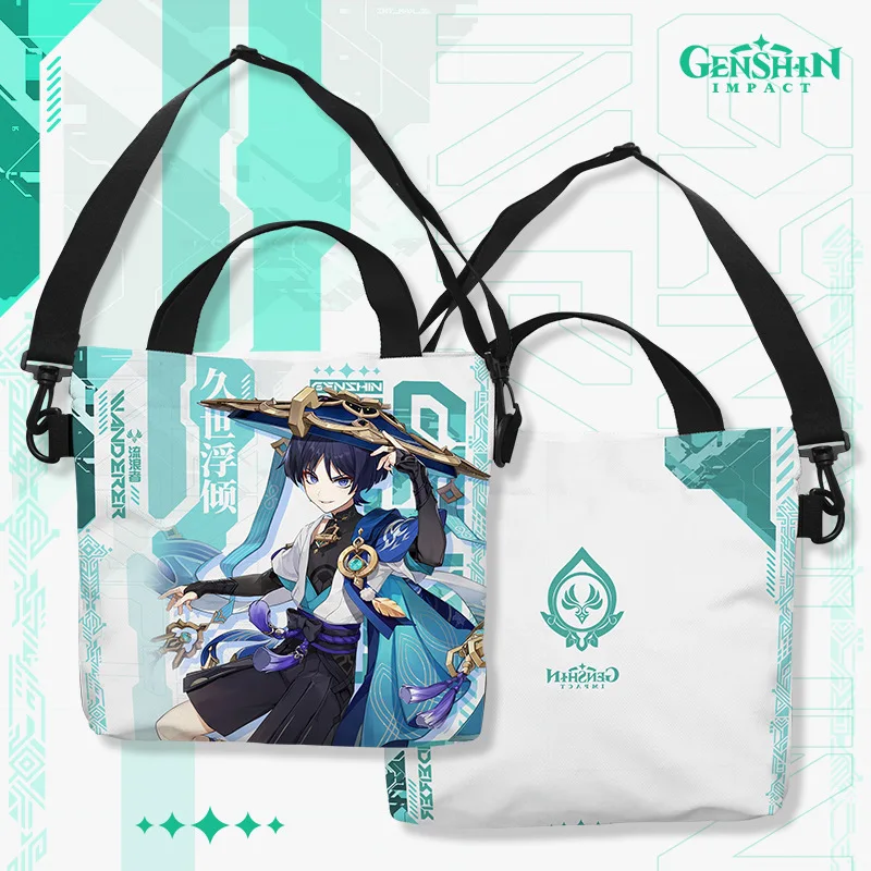 Anime Game Genshin Impact Cos Yae Miko Wanderer Nahida Yaoyao Al Haitham Shikanoin Heizou Etc. Shopping Bag Canvas Satchel 
Anime Game Genshin Impact Cos Yae Miko Wanderer Nahida Yaoyao Al Haitham Shikanoin Heizou Etc. Shopping Bag Canvas Satchel
