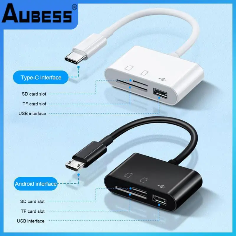 Tf Memory Card Reader Multi-function Usb Convenient Three-in-one Card Reader Usb Type C Cardreader Otg Writer Android
Tf Memory Card Reader Multi-function Usb Convenient Three-in-one Card Reader Usb Type C Cardreader Otg Writer Android