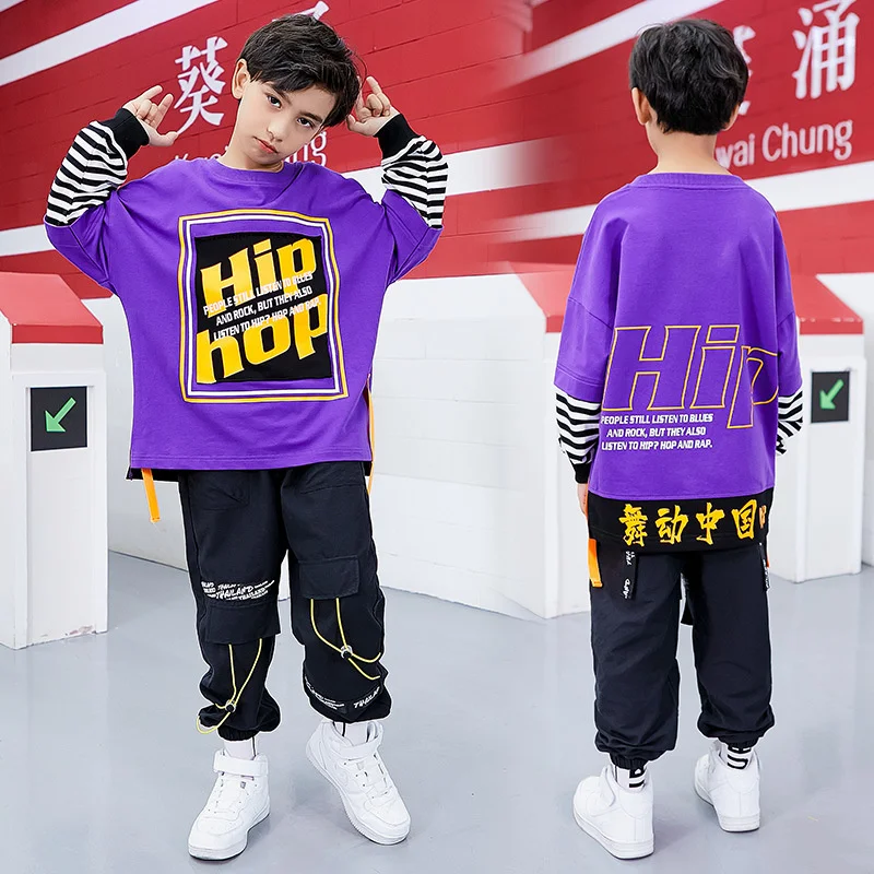 Детский танцевальный костюм модный свободный свитер для мальчиков осенний костюм для девочек в стиле хип-хоп для выступлений
Детский танцевальный костюм модный свободный свитер для мальчиков осенний костюм для девочек в стиле хип-хоп для выступлений