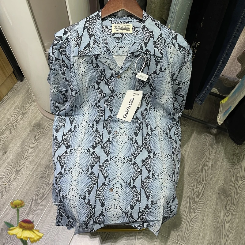 Real Photo Wacko Maria T-shirt Serpentine Rayon Short Sleeve T Shirts Couple Tops Tees One Day Ship Out
Real Photo Wacko Maria T-shirt Serpentine Rayon Short Sleeve T Shirts Couple Tops Tees One Day Ship Out