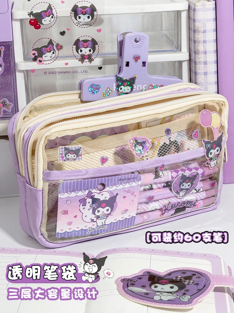 2023 New Sanrio My Melody Kuromi Cinnamoroll Pencil Cases Student Stationery Storage School Supplies Ins Anime Kawaii Cute Gifts 
2023 New Sanrio My Melody Kuromi Cinnamoroll Pencil Cases Student Stationery Storage School Supplies Ins Anime Kawaii Cute Gifts