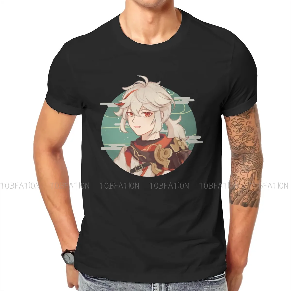 Kazuha Kaedehara Hipster TShirts Genshin Impact Game Male Graphic Fabric Tops T Shirt O Neck Big Size 
Kazuha Kaedehara Hipster TShirts Genshin Impact Game Male Graphic Fabric Tops T Shirt O Neck Big Size