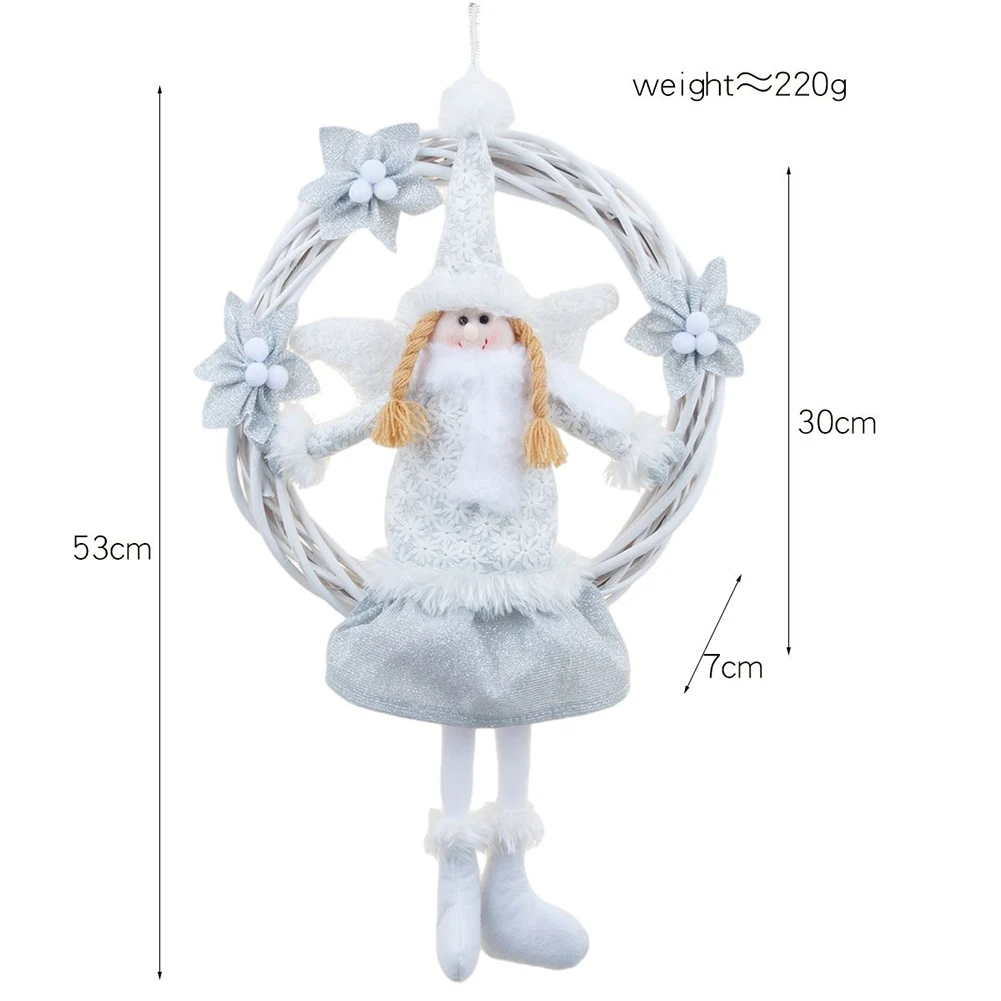 Angel Pendant Christmas Doll Party Decoration Hanging Ornaments Plush Doll White/pink 1 Piece Cute Gift Durable
Angel Pendant Christmas Doll Party Decoration Hanging Ornaments Plush Doll White/pink 1 Piece Cute Gift Durable